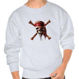 Pirates of the Caribbean skull torches Logo Disney Pull Over Sweatshirts