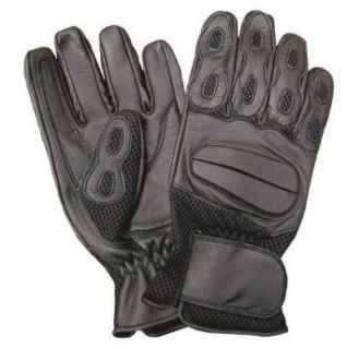 Allstate Leather Unisex Adult AL3026 Full finger glove XX Large Black Clothing