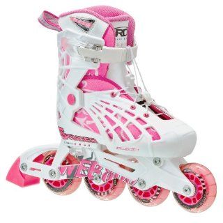 Roller Derby Web Stinger Adjustable Girl's Inline Skates, Small (12 1) : Childrens Inline Skates : Sports & Outdoors