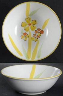 Noritake Essay Coupe Cereal Bowl, Fine China Dinnerware   Folkstone Ii,Flowers&L