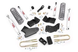 Rough Country 435.20   4 inch Suspension Lift Kit with Premium N2.0 Series Shocks: Automotive