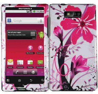 Pink Splash Hard Case Cover for Motorola Triumph WX435: Cell Phones & Accessories