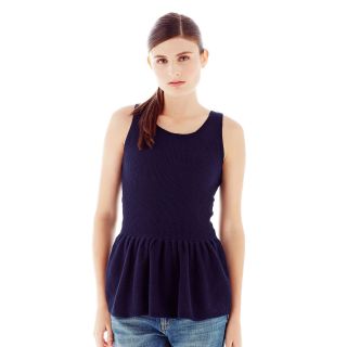 JOE FRESH Joe Fresh Sleeveless Peplum Top, Womens