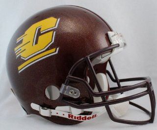 Riddell Full Size Authentic Proline Central Michigan Chippewas Football Helmet : Sports Related Collectible Full Sized Helmets : Sports & Outdoors