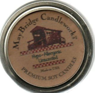Maybridge Candleworks Hypo Allergenci Unscented PREMIUM SOY CANDLES (Made in USA)    net weight 4 ounces. : Other Products : Everything Else