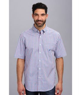 Nautica Wrinkle Resistant Mini Check S/S Woven Shirt Mens Short Sleeve Button Up (Multi)