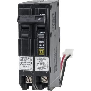 Square D by Schneider Electric QO 60 Amp 1.5 in. 2 Pole ILC Power Link Circuit Breaker QO260PLILC