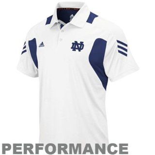 Notre Dame Fighting Irish White Adidas Coaches Performance XXL Scorch Polo Shirt Adult Size 2X Large : Sports Fan Polo Shirts : Sports & Outdoors