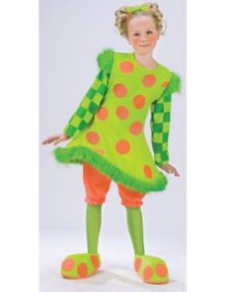 Kids Costume Lolli The Clown Costume Lg Halloween Costume   3T 4T: Clothing