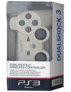 SONY PS3 DUALSHOCK 3 WIRELESS CONTROLLER WHITE (Japan Version) + FREE DUAL SHOCK 3 SILICONE SKIN CASE: Video Games