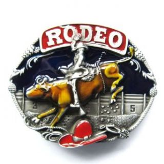 Hogar Zinic Alloy Western Belt Buckle Rodeo Cowboy Buckles Color Multi Color: Clothing