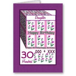 DAUGHTER   Happy 30th Birthday Cards