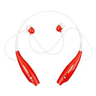 Universal(HBS 700) Wireless Bluetooth Stereo Headset Neckband Style Red: Musical Instruments