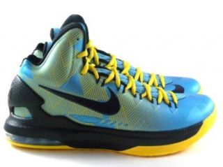 Nike KD V N7 Durant Blue/Black/Yellow Basketball Light Men Shoes 599294 447 (9.5): Shoes