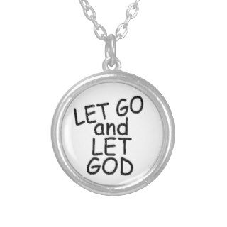 LET GO and LET GOD Necklace