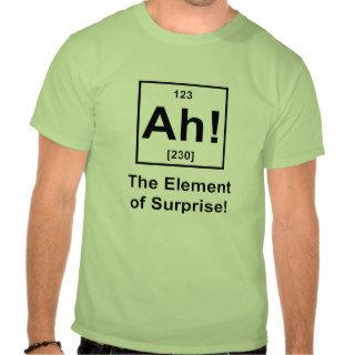 Ah The Element of Surprise Tee Shirt