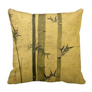 竹図, 光琳 Bamboo, Ogata Kōrin, Sumi e Throw Pillows