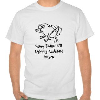 BtLG Honey Badger UW Lighting Assistant Intern Shirt
