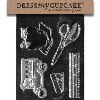 Dress My Cupcake DMCJ082SET Chocolate Candy Mold, Teacher's Kit, Set of 6: Kitchen & Dining