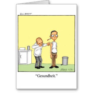 Funny Medical Cartoon Gift! Cards