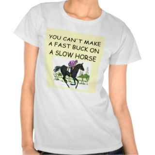 horse racing tee shirt