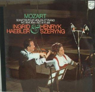Mozart: Sonatas for Piano and Violin K. 451, K. 481 / Ingrid Haebler & Henryk Szeryng: Music