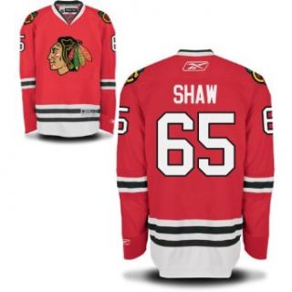 Andrew Shaw Chicago Blackhawks Red Home Premier Jersey by Reebok Select Size: X Large : Sports Fan Jerseys : Clothing
