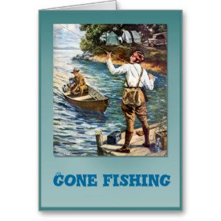 Gone Fishing Cards