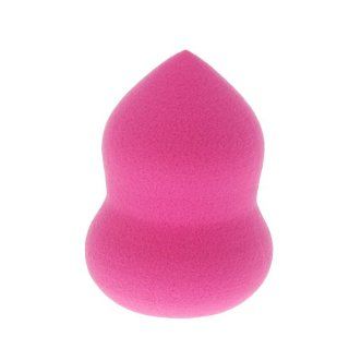 Flawless Smooth Bottle Shape Sponge Makeup Cleaning Gourd Blender Powder Puff (Shocking Pink) : Face Powders : Beauty