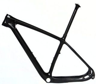 Full Carbon 3K 29ER MTB Mountain Bike Bicycle Frame 15.5" + seatpost : Sports & Outdoors