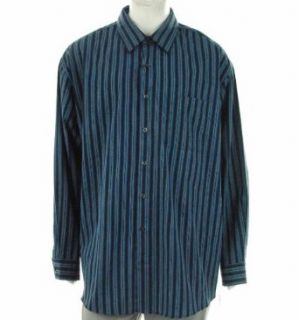 Van Heusen No Iron Long Sleeve Shirt Grey Blue Graphic 4XL at  Mens Clothing store: Button Down Shirts