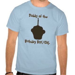 Chocolate Cupcake silhouette Tee Shirts