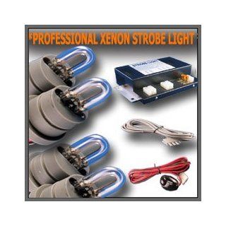 Auto Car Strobe 60 watt Power Light Kit with 4 Bulbs Hideaway: Automotive