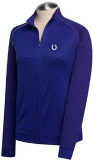 NFL Indianapolis Colts Women's CB DryTec Edge Full Zip Jacket, Tour Blue, Medium  Sports Fan Outerwear Jackets  Clothing