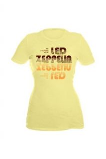 Led Zeppelin An Evening With Girls T Shirt Size : Small: Clothing