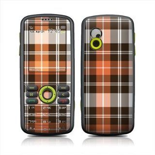 Copper Plaid Design Protective Skin Decal Sticker for Samsung Gravity SGH T459 Cell Phone: Cell Phones & Accessories