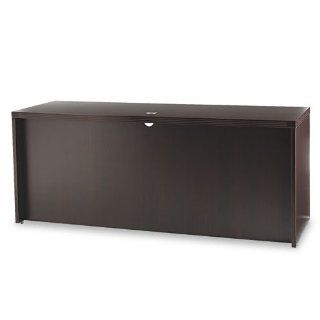 Mayline Aberdeen Series Laminate Credenza Shell, 72w x 24d x 29h, Mocha : Office Credenzas : Office Products