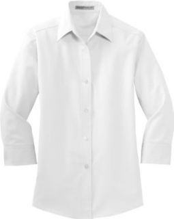 Port Authority Women's 3/4 Sleeve Easy Care Shirt: Clothing