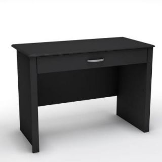 South Shore Furniture Work ID Pure Black Secretary Desk 7070795