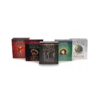 George R. R. Martin Song of Ice and Fire Audiobook Bundle: A Game of Thrones (HBO Tie in), A Clash of Kings (HBO Tie in), A Storm of Swords A Feast for Crows, and A Dance with Dragons: George R R Martin: Books