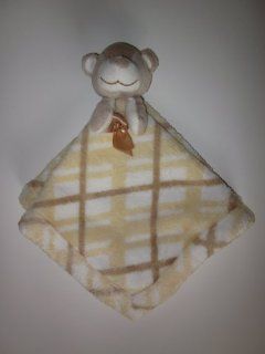Blankets & Beyond Baby Baby Nunu Tan Yellow Bear Lovey Security Blanket   Nursery Blankets