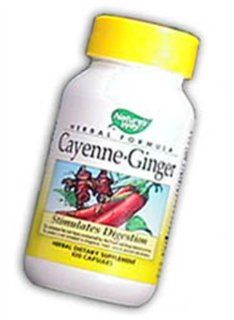 Cayenne and Ginger 465 mg 100 Capsules: Health & Personal Care