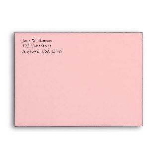 Pink A7 5x7 Custom Pre addressed Envelopes