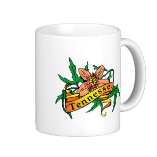 TENNESSEE STATE FLOWER MUGS