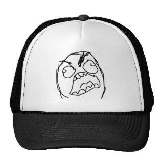 Rage Guy Angry Fuu Fuuu Rage Face Meme Hat