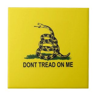 Gadsden Flag Ceramic Tiles