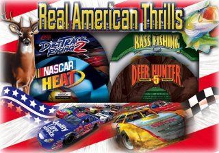 Real American Thrills: Dirt Track Racing 2 / Nascar Heat / Bass Fishing 2003 / Deer Hunter 5: Video Games