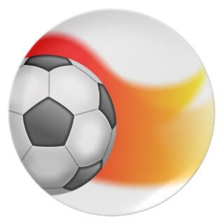 Soccer Ball Party Plate