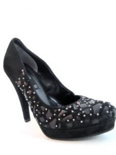 Women's Albano Italian Designer 461 Dressy Pump, Leather High Heel Shoes: Shoes