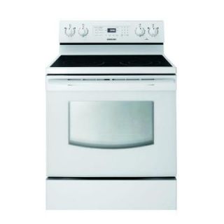 Samsung 5.9 cu. ft. Electric Range with Self Cleaning in White FE R300SW